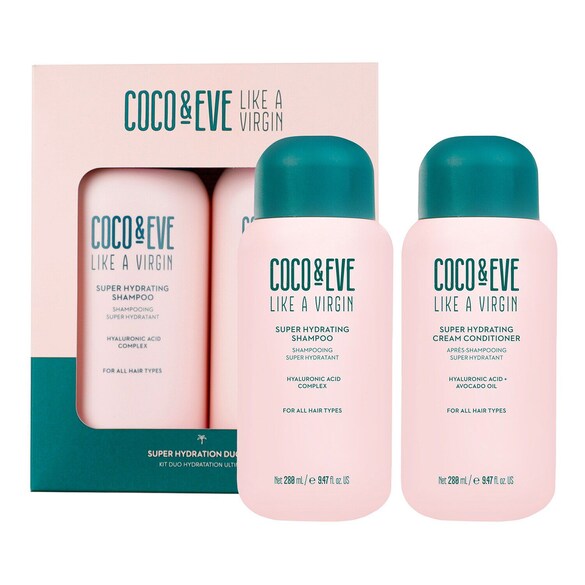 Super Hydration Duo - Kit Rutina Champú y Acondicionador Hidratante, Coco & Eve