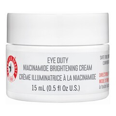 Eye Duty Niacinamide Brightening Cream - Crema iluminadora, FIRST AID BEAUTY