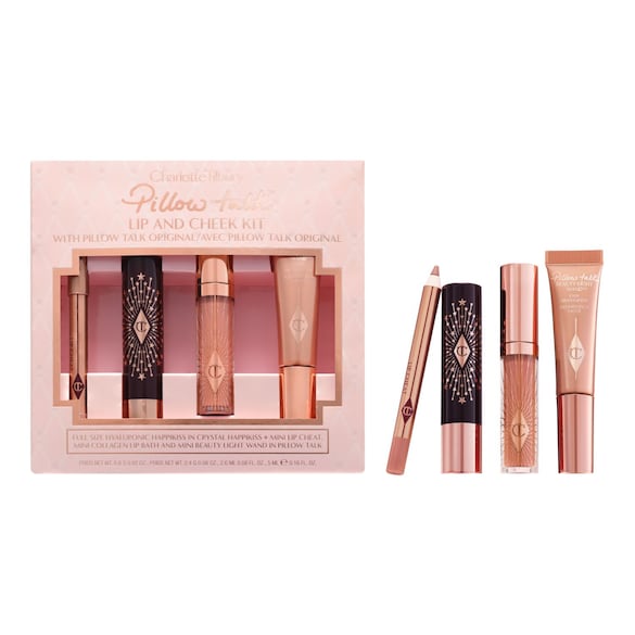 Pillow Talk Lip & Cheek Set - Estuche labios y mejillas, Charlotte Tilbury