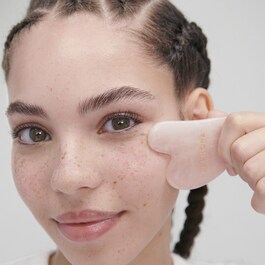 Gua Sha Quarzo Rosa - Rostro Y Cuello