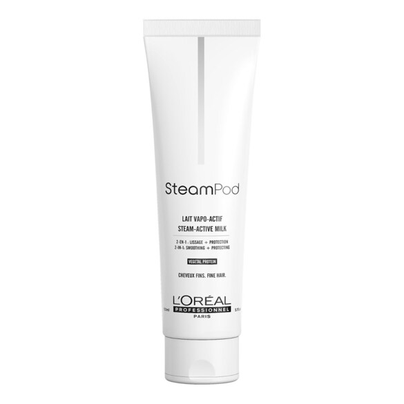 SteamPod Lait Vapo-activé - Leche alisado para cabellos finos, L'Oréal Professionnel