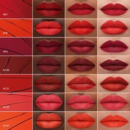 Cream Lip Stain - Rojo Aterciopelado Sin Transferencias - Labial Líquido Mate