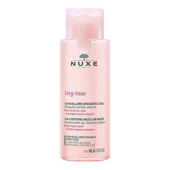 Very Rose - Agua Micelar Calmante 3 en 1, Nuxe