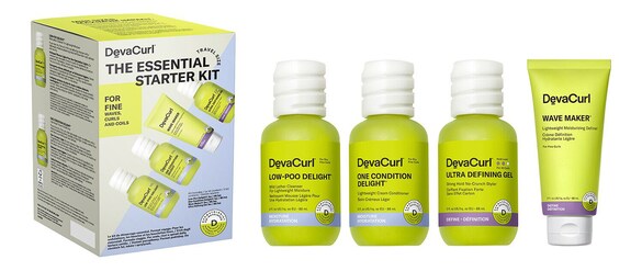 Kit De Desenredo Esencial - Estuche Tratamiento Cabello Rizado Fino, DEVACURL