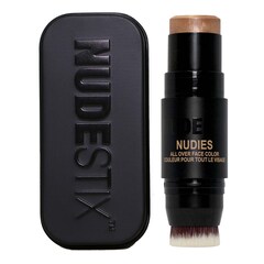Nudies All Over Face Color Bronze + Glow - Para ojos, mejillas y labios, Nudestix