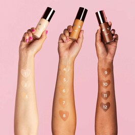 Hello Happy Mini - Base de maquillaje para piel seca de cobertura media