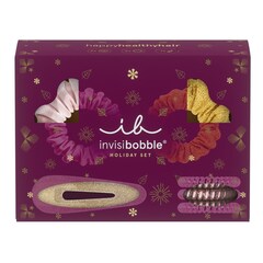 Holiday Set - Gomas para el pelo y pasador, Invisibobble