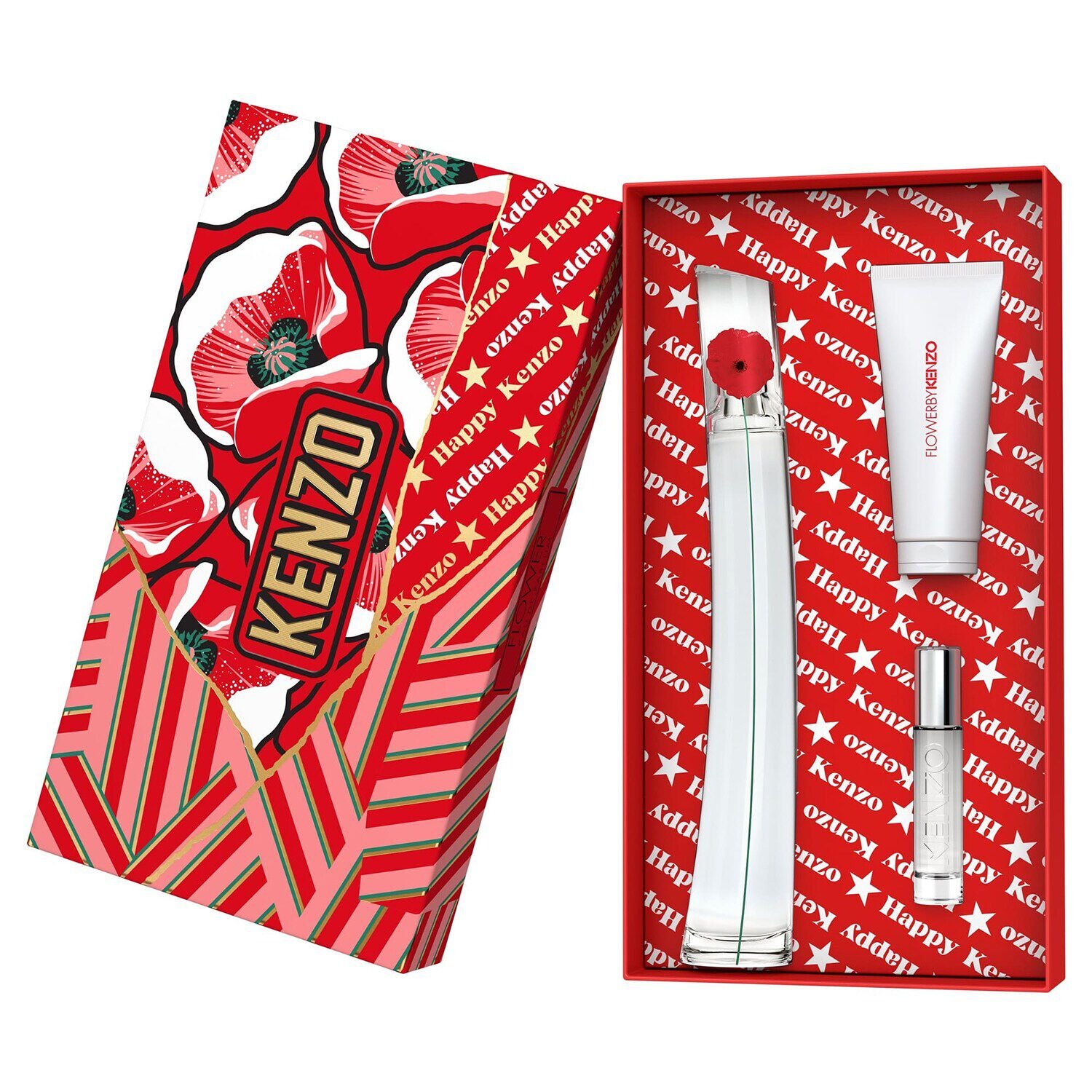 FLOWER BY KENZO Gift Set Eau de Parfum para mujer Travel Spray Body Milk de Kenzo SEPHORA