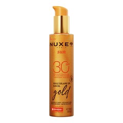 Nuxe Sun - Aceite Bronceador Gold Rostro y Cuerpo SPF 30, Nuxe