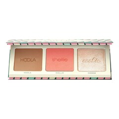 Cheery Cheeks face palette - Paleta de colorete, bronceador e iluminador, BENEFIT COSMETICS
