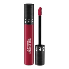 Cream Lip Stain - Rojo Aterciopelado Sin Transferencias - Labial Líquido Mate, Sephora Collection