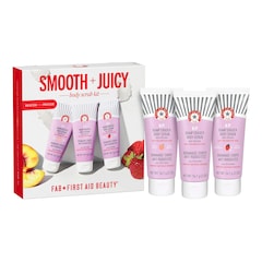Smooth + Juicy Scrub Kit - Kit exfoliante corporal contra la queratosis pilaris, First Aid Beauty