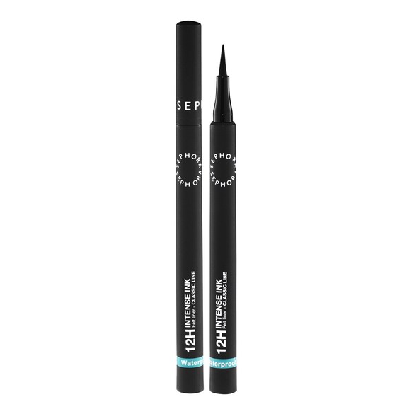 12H Intense Ink Felt Liner Classic Line - Eyeliner Rotulador Preciso e Intenso, Sephora Collection