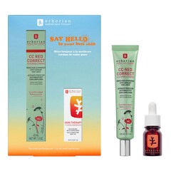 Kit CC Red Correct x Skin Therapy - Set multiperfeccionador, Erborian