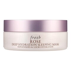 Rose Sleeping Mask - Mascarilla de Noche Hidratante Con Rosa y Ácido Hialurónico, Fresh