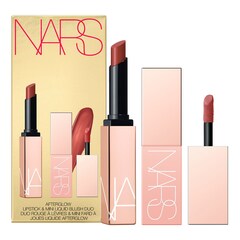 Afterglow Lipstick & Mini Liquid Blush Duo - Estuche de lápiz de labios blush, Nars
