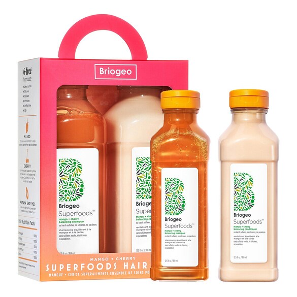 Superfoods - Set de Cuidado Capilar Mango Cereza, BRIOGEO