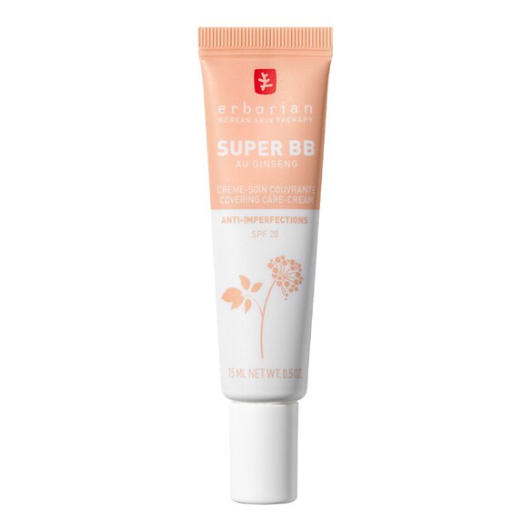 Super BB Con Ginseng - BB Cream Anti-Imperfecciones Tamaño Viaje., ERBORIAN