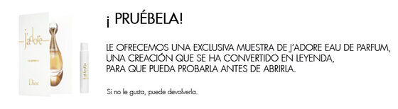 Muestra J'Adore Dior - Prueba...primero