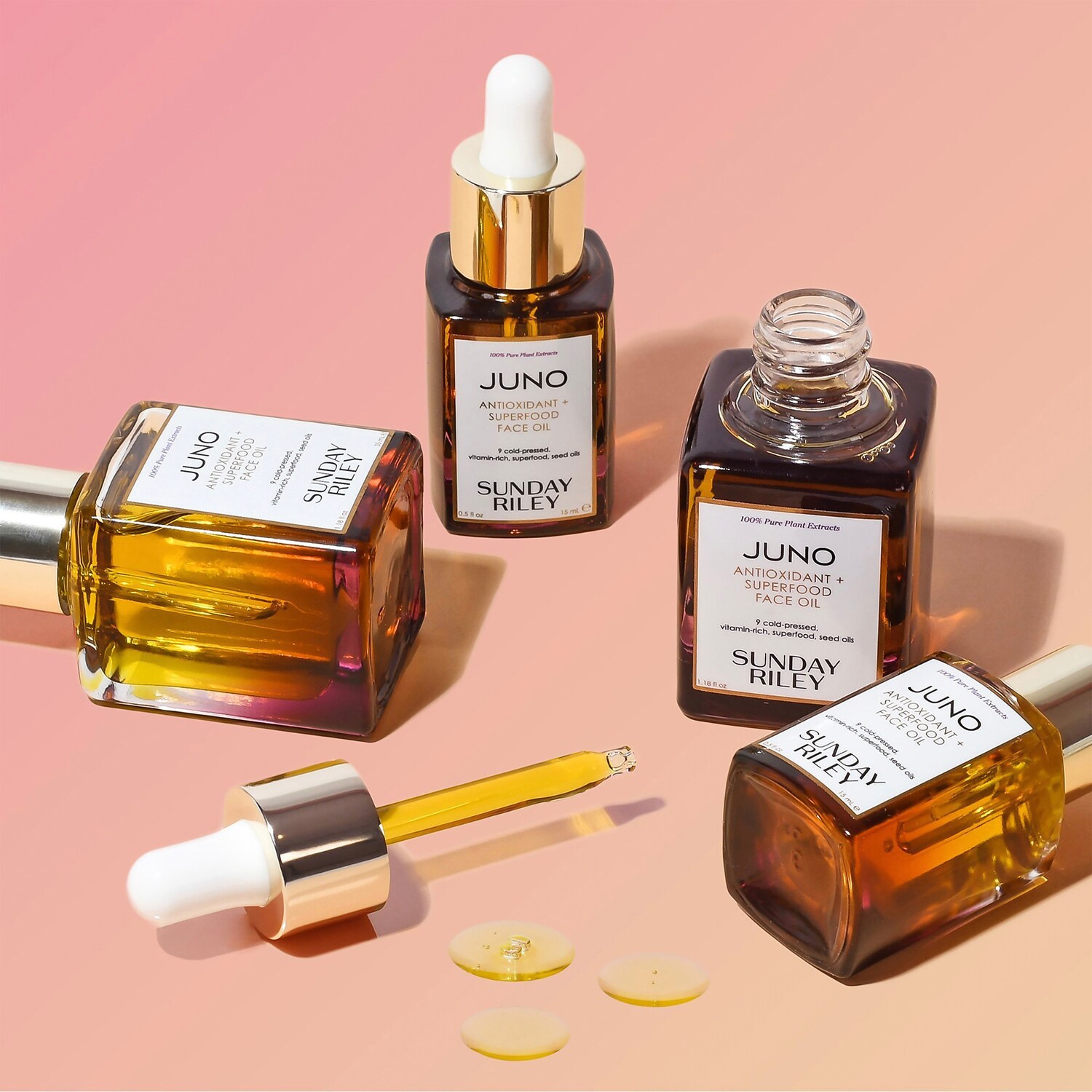 JUNO Aceite facial con antioxidantes + superalimentos Formato de