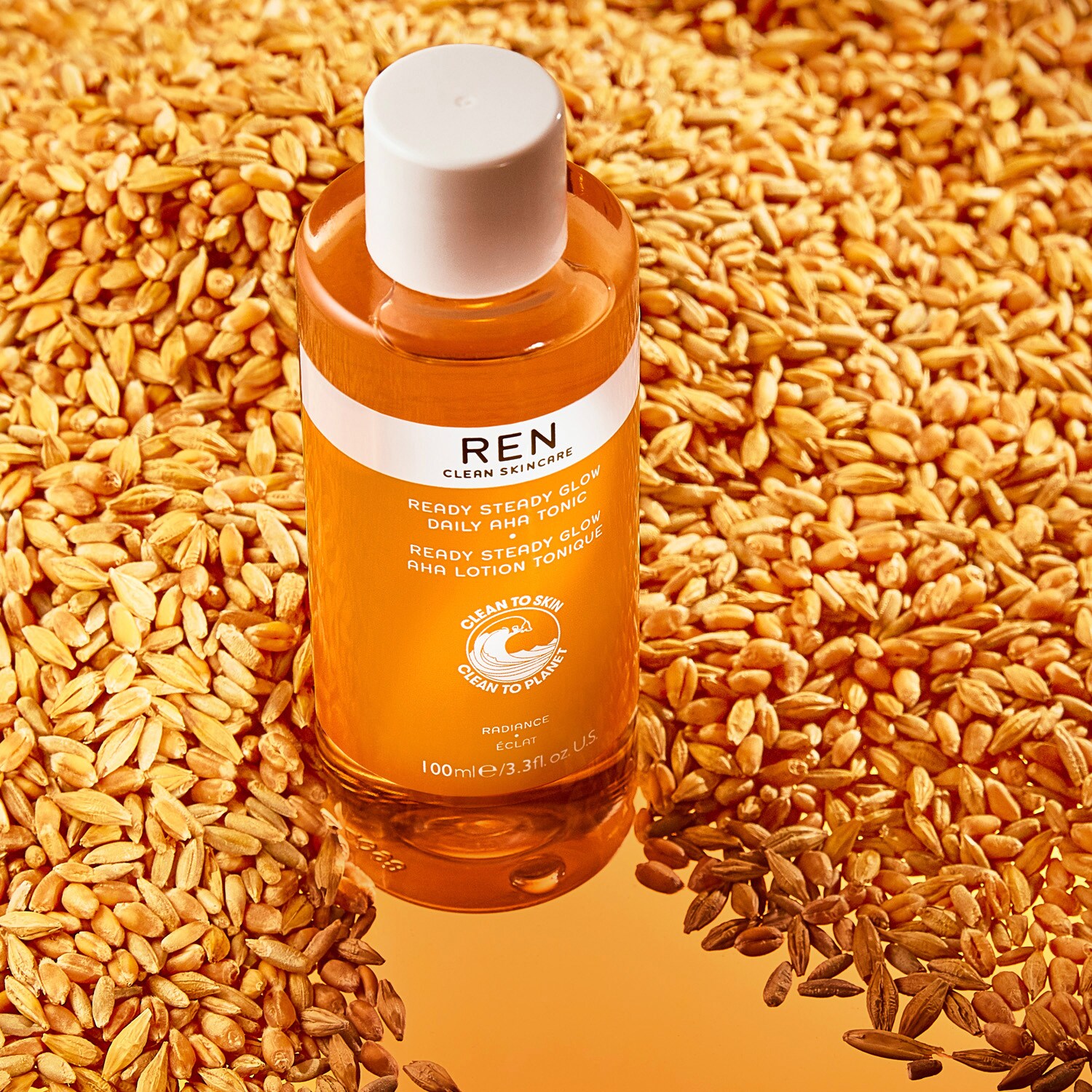 Ready Steady Glow Loción tónica AHA de Ren Clean Skincare ≡ SEPHORA