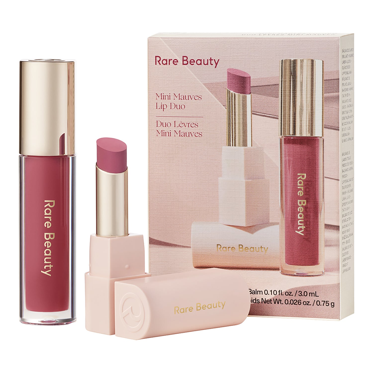 Mini Mauves Lip Duo Kit de labiales of RARE BEAUTY ≡ SEPHORA