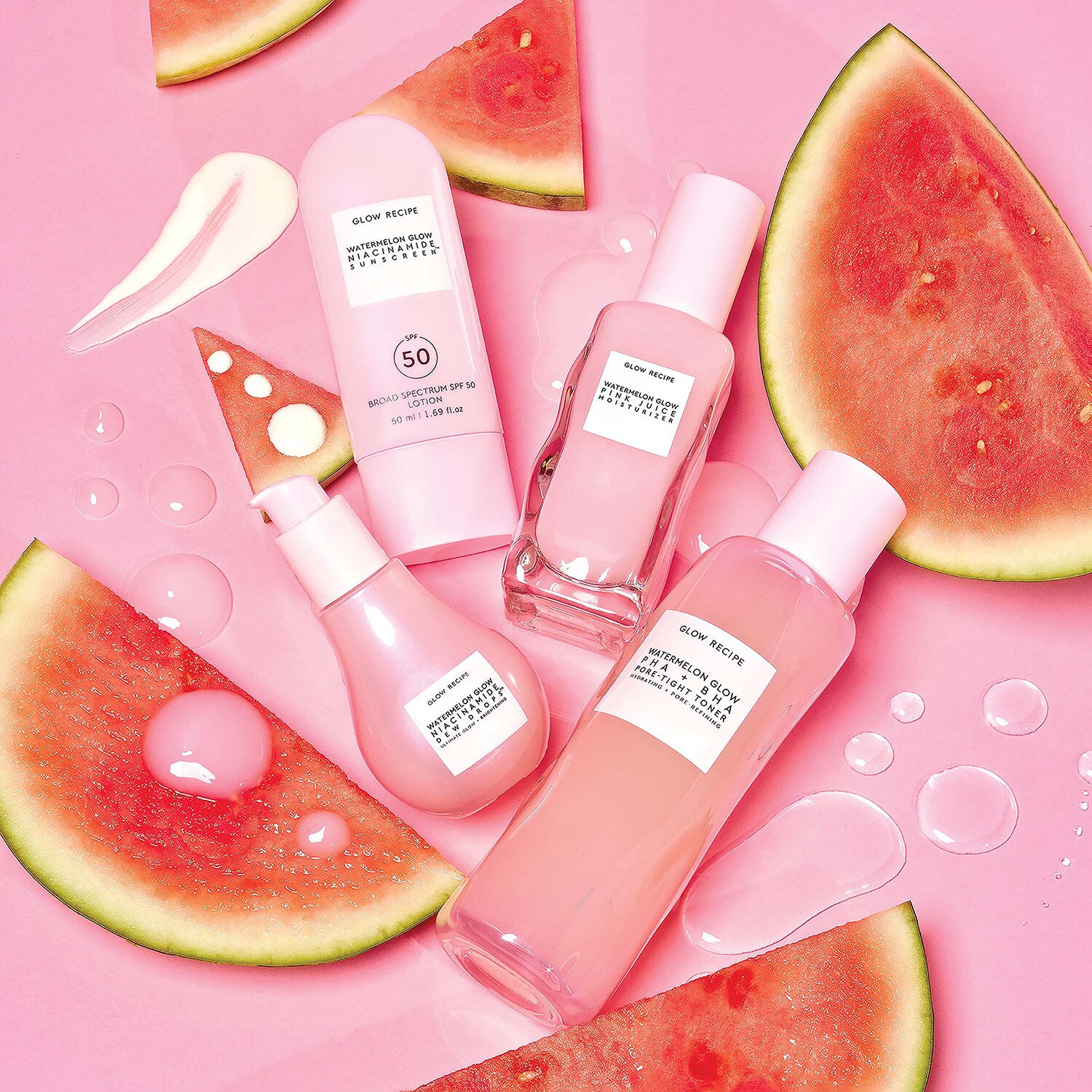 Watermelon Glow Tónico Tensor PHA + BHA Luminosidad Sandía de Glow Recipe ≡ SEPHORA