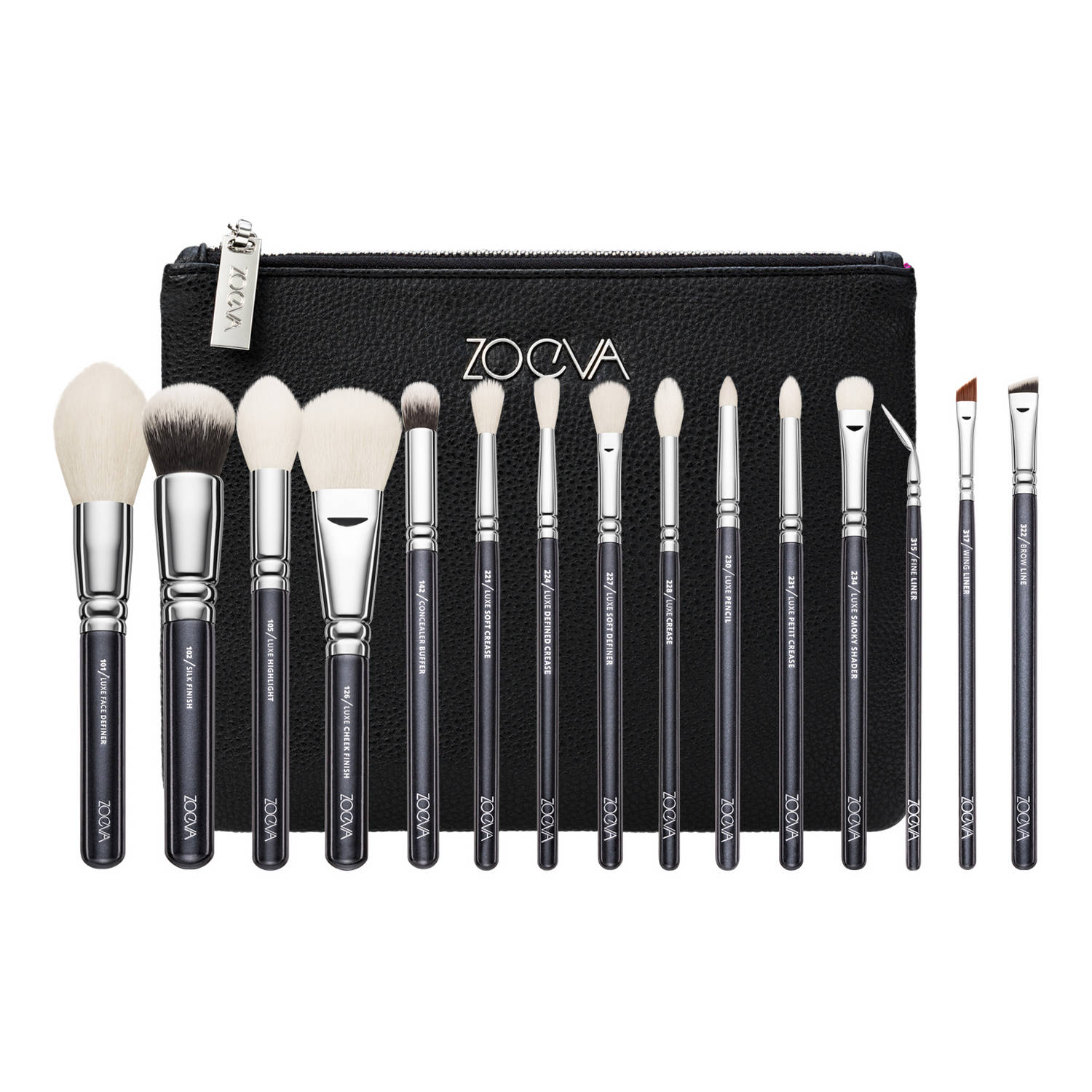 Luxe Complete Set Kit de brochas para rostro y ojos of ZOEVA ≡ SEPHORA