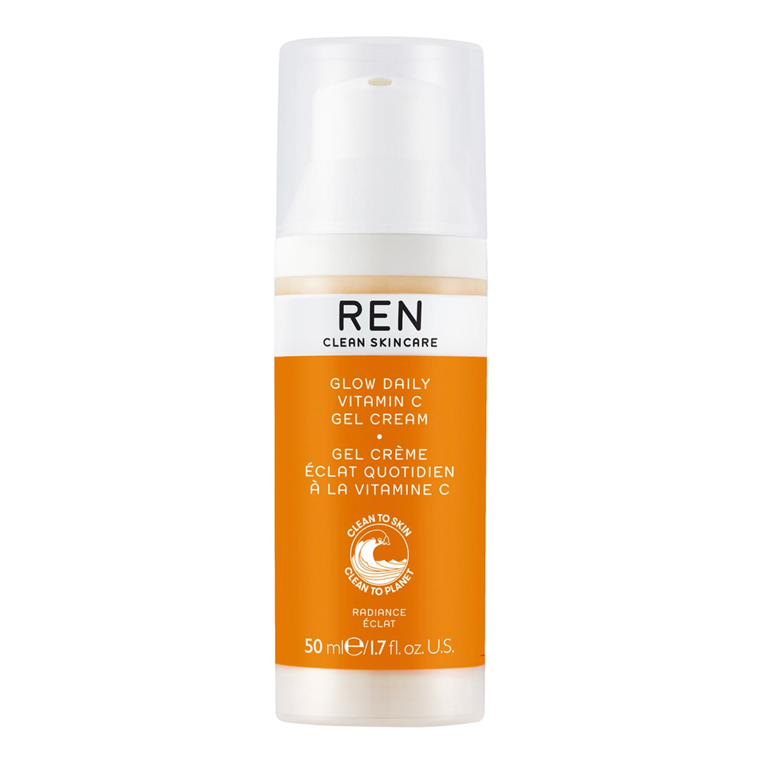 Radiance Glow Daily Vitamin C Gel Cream Crema Vitamina C de Ren Clean