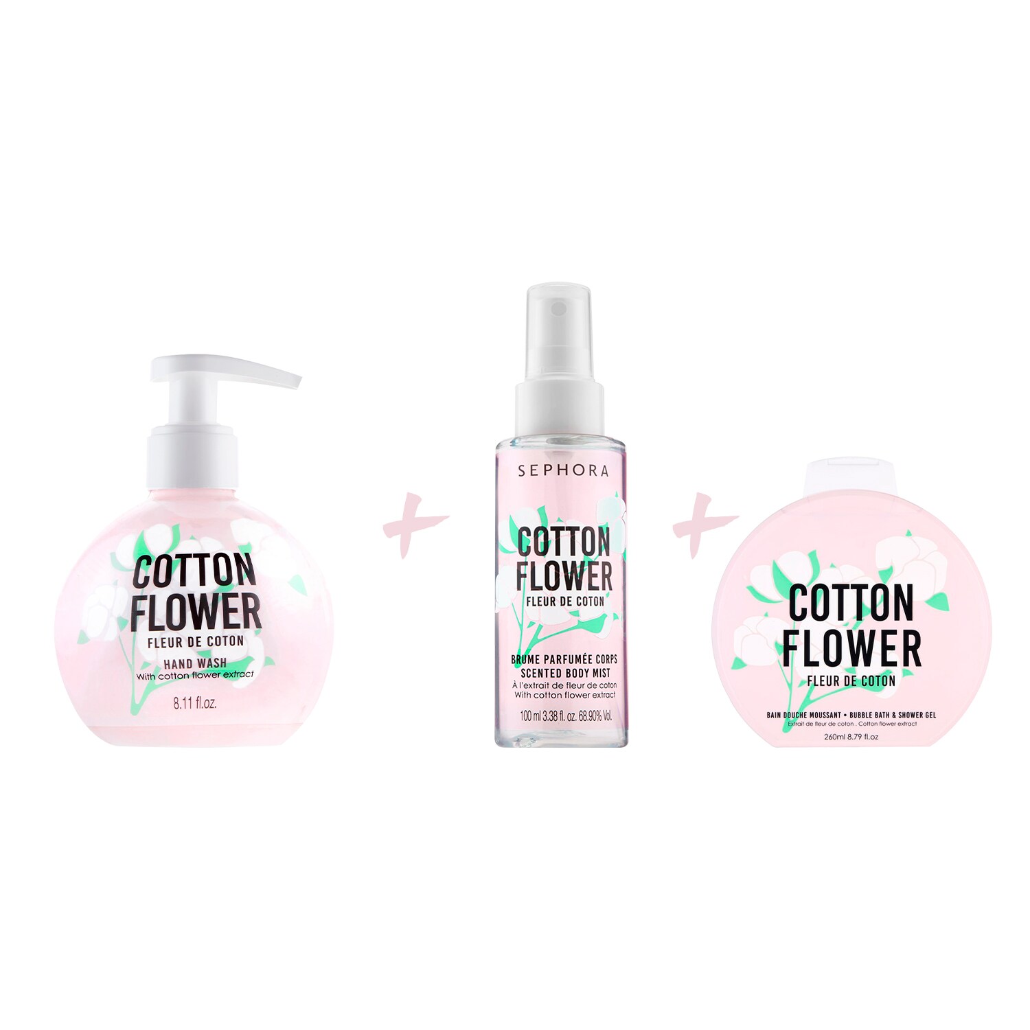 Set de baño Cotton Flower of SEPHORA COLLECTION ≡ SEPHORA