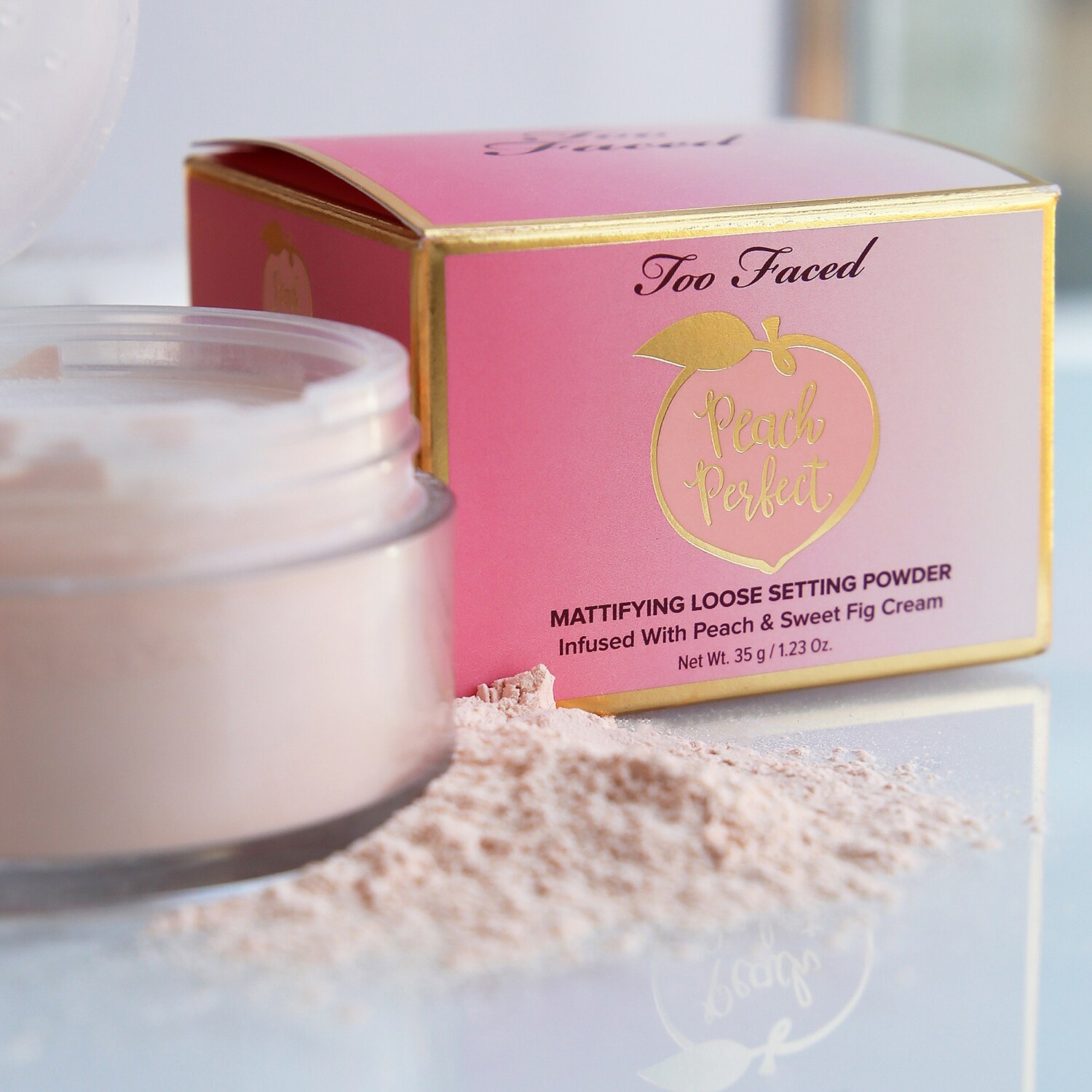 Peach Perfect Loose Powder - Polvos sueltos of TOO FACED â¡ SEPHORA