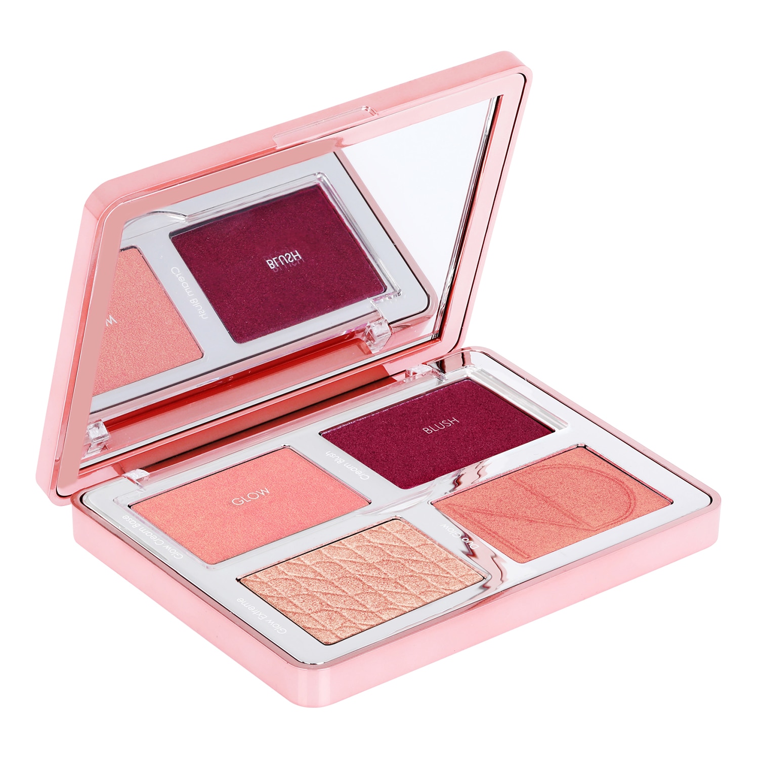 Bloom Blush & Glow Palette Paleta blush & iluminador de NATASHA