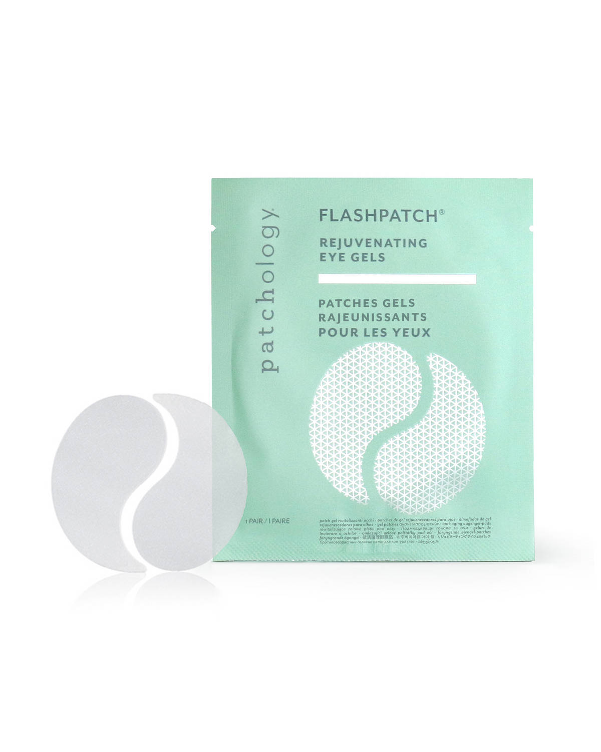 FlashPatch Parches de ojos 5 Minutes Hydrogels Formato de viaje de