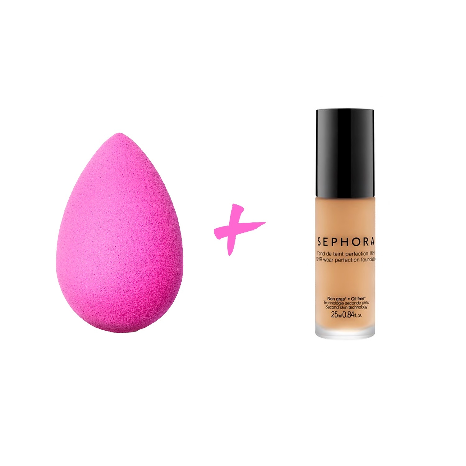 BEAUTYBLENDER + BASE DE MAQUILLAJE PERFECTION 10 H SEPHORA COLLECTION